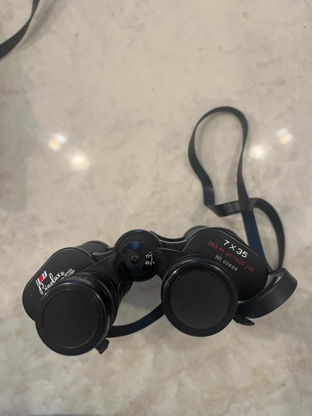 7x35 Black Compact Binoculars